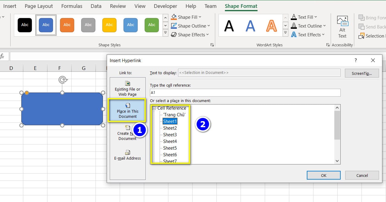 Hướng dẫn cách tạo Button trong Excel - 9