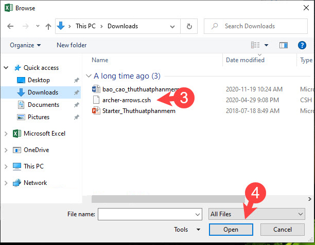Hướng dẫn cách đính kèm file vào Excel - 7
